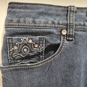 EUC Jane Doe Jeans with Rhinestones